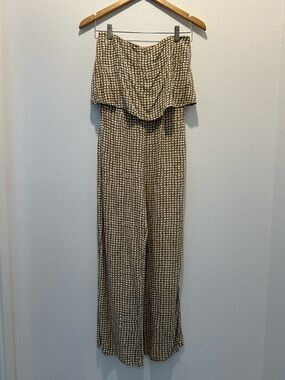 Rip Curl - Strapless Wide-Leg Jumpsuit - Women's Size Extra Small